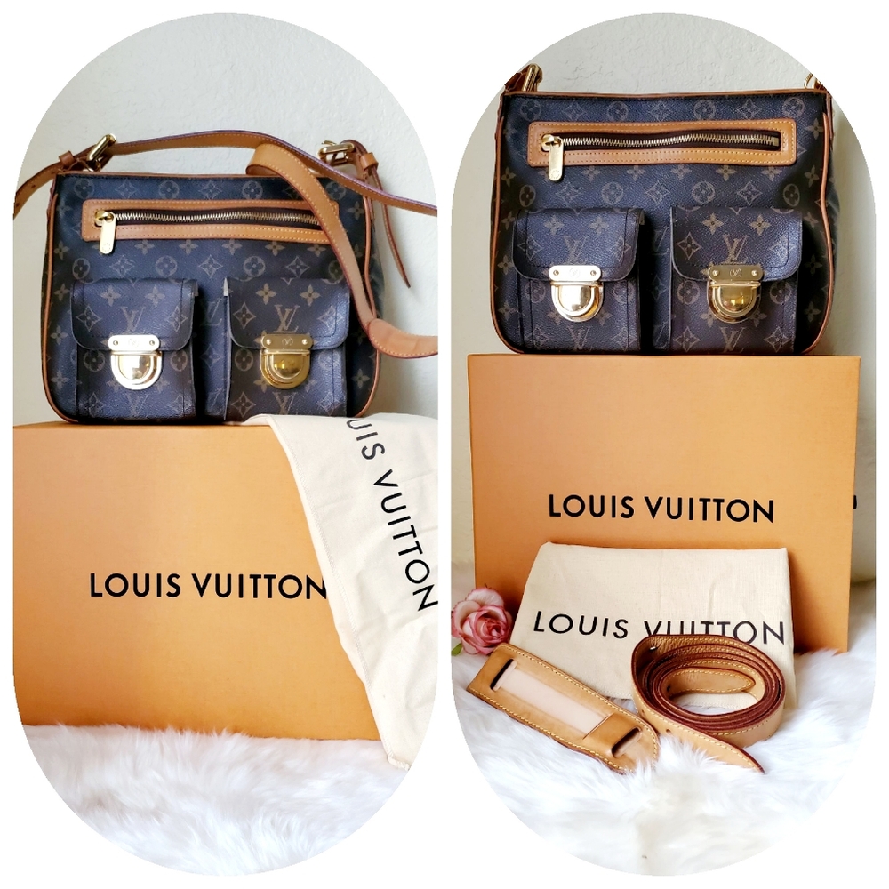 Louis Vuitton Monogram Sling Crossbody Bag GM